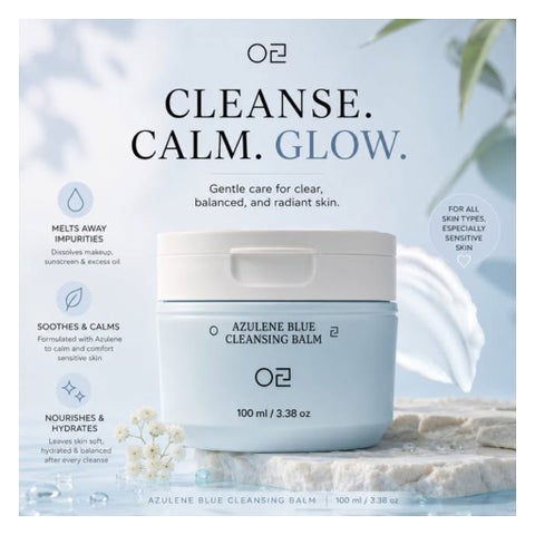 Wollyo Azulene Blue Face Cleansing Balm - 100ml