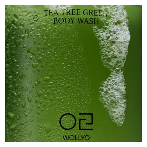 Wollyo Tea Tree Green Body Wash - 500ml