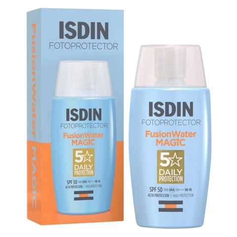 Isdin Fotoprotector Fusion Water Magic SPF 50 + Alcaraz Sunscreen - Promo Pack