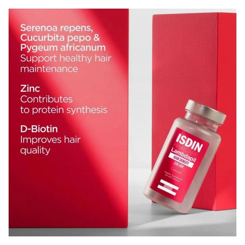 Isdin Haircare Lambdapil 5 Alpha Plus Capsules - 2 x 60 Capsules