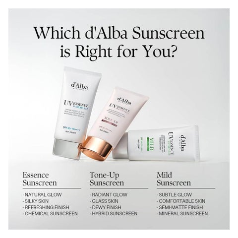 D'Alba SPF 50+ UV Essence Waterfull+ Sun Cream - 50ml