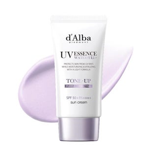D'Alba SPF 50+ UV Essence Waterfull+ Purple Correcting Sun Cream - 50ml