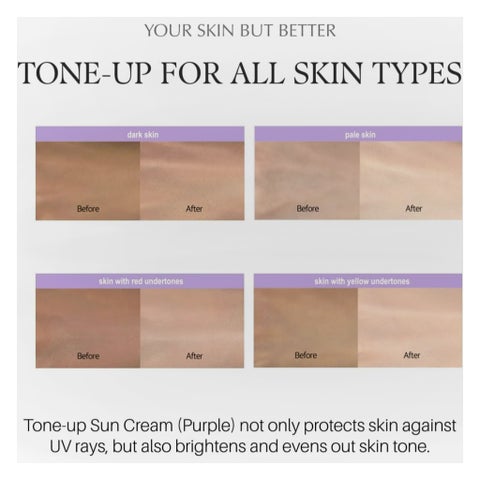 D'Alba SPF 50+ UV Essence Waterfull+ Purple Correcting Sun Cream - 50ml