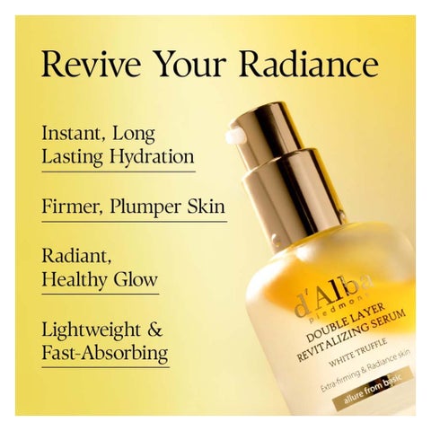 D'Alba White Truffle Double Layer Revitalizing Serum - 30ml