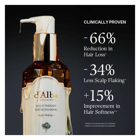 D'Alba Professional Scalp Therapy Serum Shampoo - 275ml
