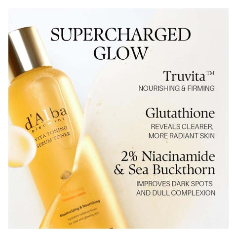 D'Alba Vita Toning Serum Toner, Anti-Aging - 180ml