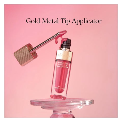 D'Alba Plumping Lip Glow Volumizer, 5ml - Feeble Pink