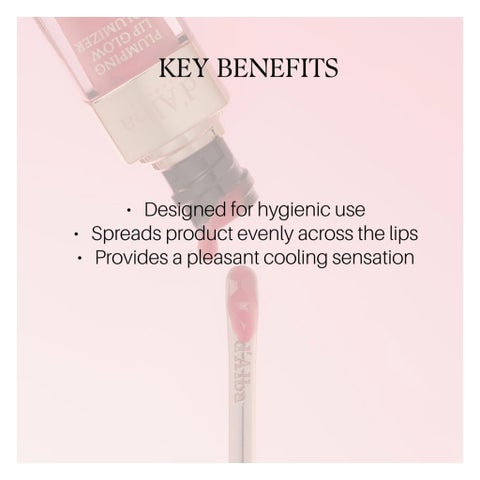 D'Alba Plumping Lip Glow Volumizer, 5ml - Feeble Pink