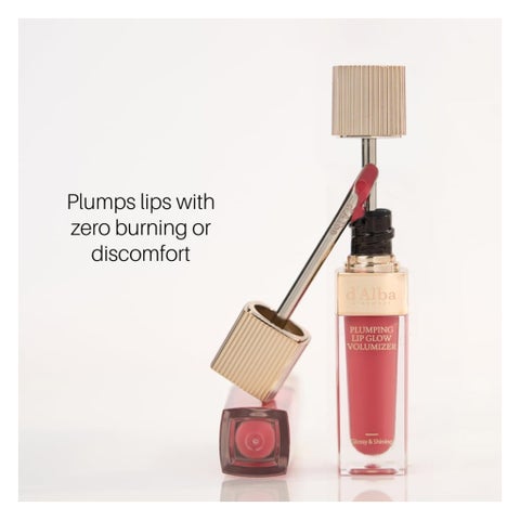 D'Alba Plumping Lip Glow Volumizer, 5ml - Ruby Rose