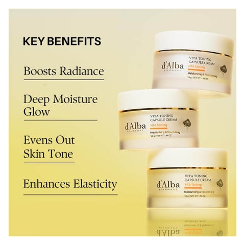 D'Alba Vita Toning Capsule Cream - 55g