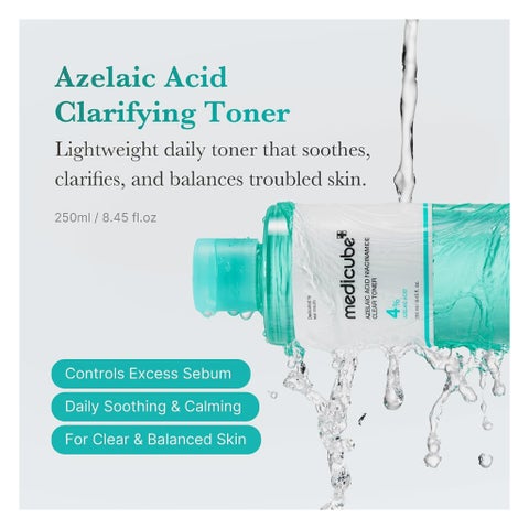 Medicube 4% Azelaic Acid & Niacinamide Clear Toner - 250ml