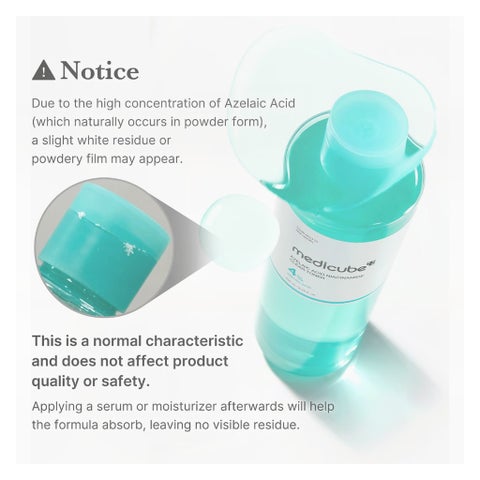 Medicube 4% Azelaic Acid & Niacinamide Clear Toner - 250ml
