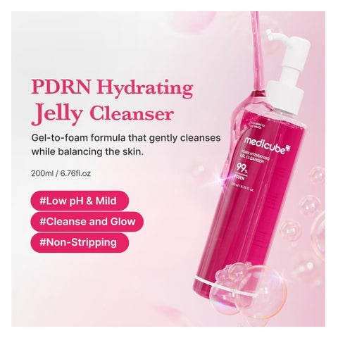 Medicube 99% PDRN Hydrating Gel Cleanser - 200ml