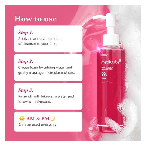 Medicube 99% PDRN Hydrating Gel Cleanser - 200ml
