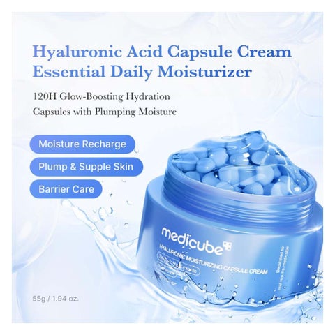 Medicube Hyaluronic Moisturizing Capsule Cream - 55g