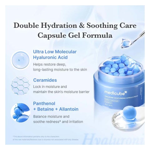 Medicube Hyaluronic Moisturizing Capsule Cream - 55g