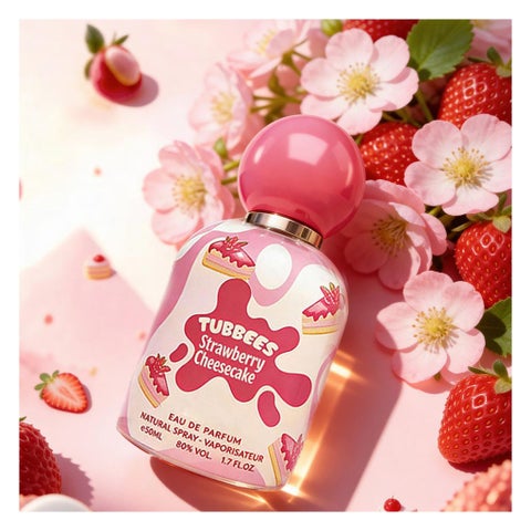Tubbees Strawberry Cheesecake Unisex Eau de Parfum - 50ml