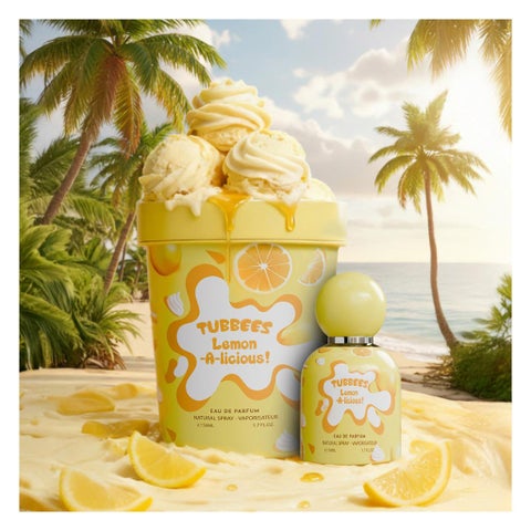 Tubbees Lemon A-Licious Tub Unisex Eau de Parfum - 50ml