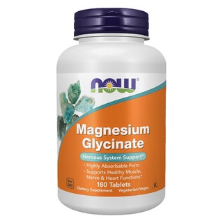 Now Magnesium Glycinate Tablets - 180 Tablets