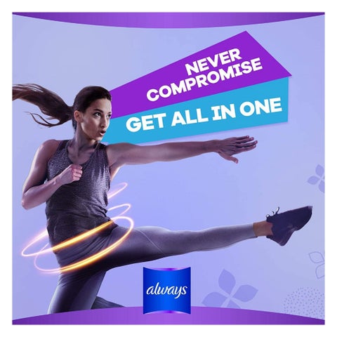 Always All In On Ultra Thin Sanitary Pads, Large - 14 Pads