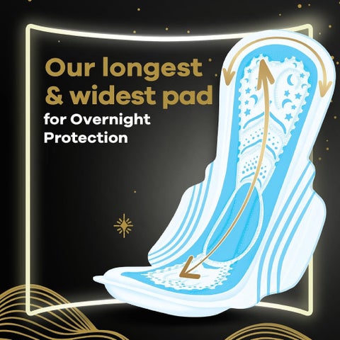 Always Maxi Thick Night Sanitary Pads, XXL - 7 Pads