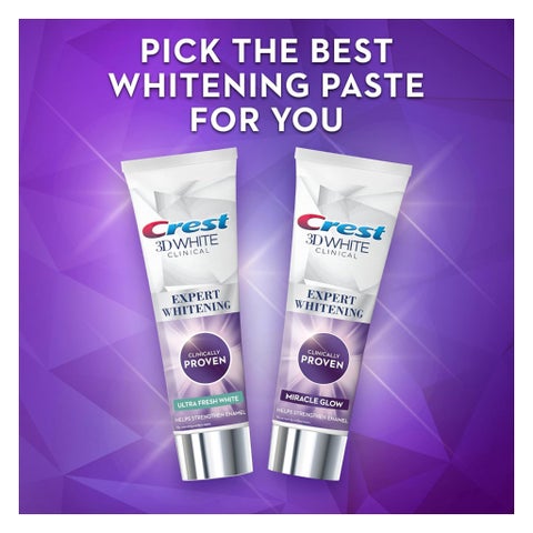 Crest 3D Expert Whitening Ultra Fresh White Toothpaste - 75ml