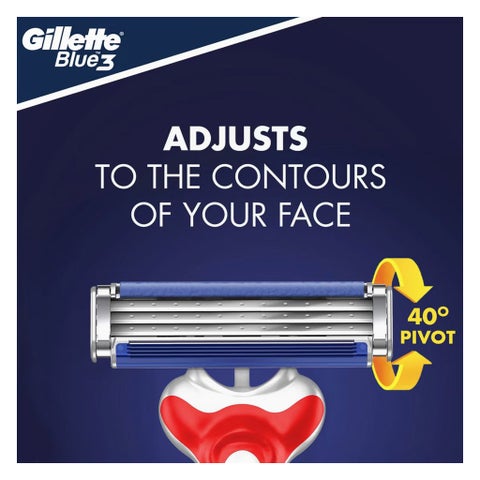 Gillette Blue 3 Comfort Razors - 12 Razors