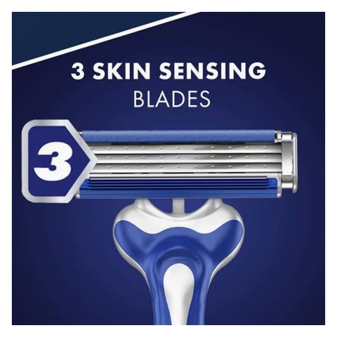 Gillette Blue 3 Comfort Razors - 12 Razors