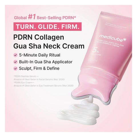 Medicube PDRN Collagen Gua Sha Neck Wrinkle Cream - 90g
