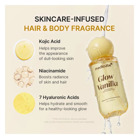Medicube Glow Vanilla Hair & Body Fragrance Mist - 250ml
