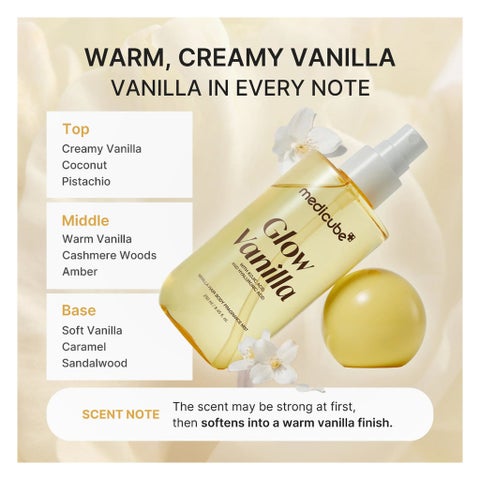 Medicube Glow Vanilla Hair & Body Fragrance Mist - 250ml
