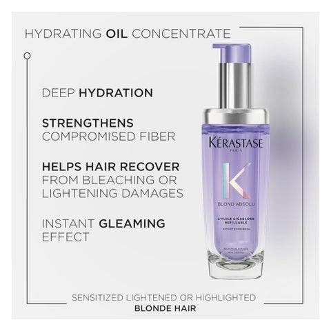 Kerastase Blond Absolu L'Huile Cicagloss Refillable Hair Oil - 75ml