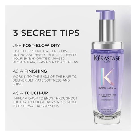 Kerastase Blond Absolu L'Huile Cicagloss Refillable Hair Oil - 75ml