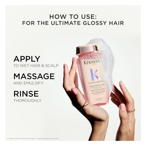 Kerastase Gloss Absolu Bain Hydra-Illuminating Shampoo - 250ml