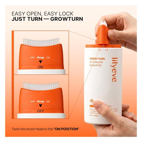 Lilyeve Grow:Turn 3D Volume Shampoo - 200ml