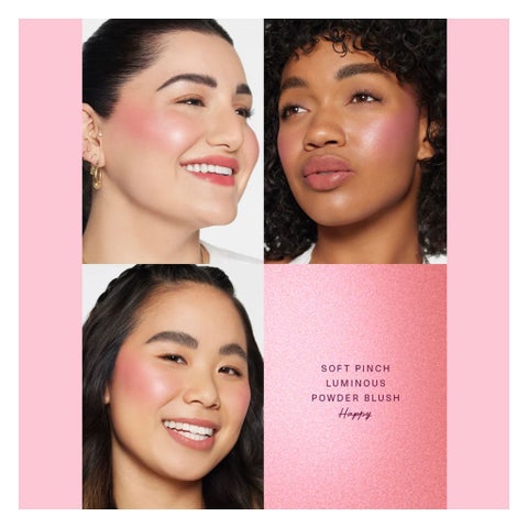 Rare Beauty Soft Pinch Luminous Powder Blush, Cool Pink - Happy