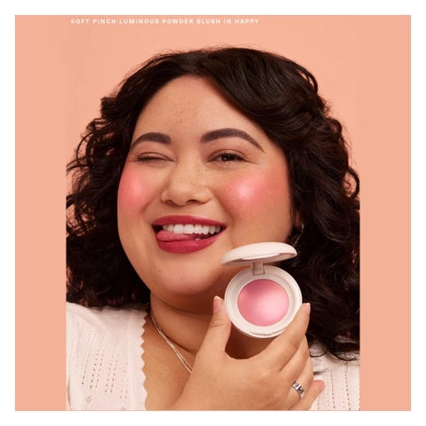 Rare Beauty Soft Pinch Luminous Powder Blush, Cool Pink - Happy