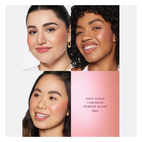 Rare Beauty Soft Pinch Luminous Powder Blush, Nude Mauve - Hope