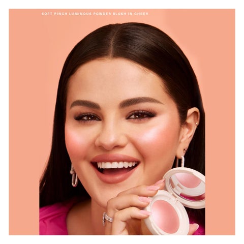 Rare Beauty Soft Pinch Luminous Powder Blush, Light Warm Pink - Cheer