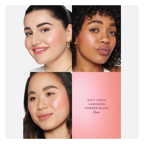 Rare Beauty Soft Pinch Luminous Powder Blush, Light Warm Pink - Cheer
