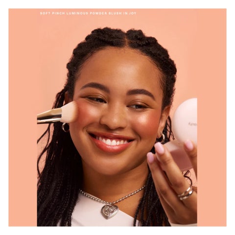 Rare Beauty Soft Pinch Luminous Powder Blush, Muted Peach - Joy