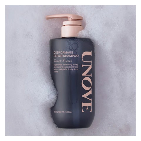Unove Deep Damage Repair Shampoo, Sweet Breeze - 500ml