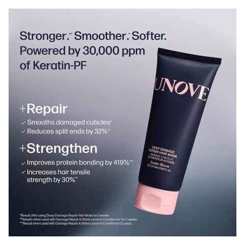 Unove Deep Damage Repair Hair Mask, Tender Bloom - 207ml