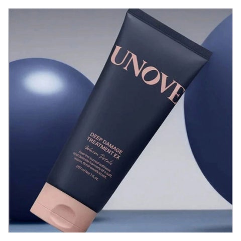 Unove Deep Damage Repair Hair Mask, Warm Petal - 207ml