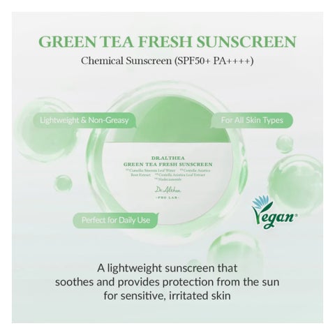 Dr. Althea Green Tea SPF 50+ Fresh Sunscreen - 45ml