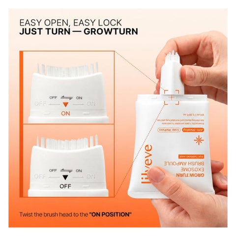 Lilyeve Grow:Turn Exosome Brush Hair Serum Ampoule - 100ml