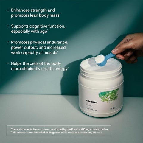 Thorne Creatine Monohydrate Powder, Unflavored - 450g