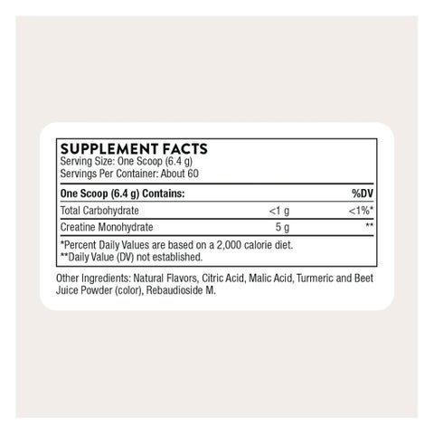 Thorne Creatine Monohydrate Powder, Pineapple Orange - 384g