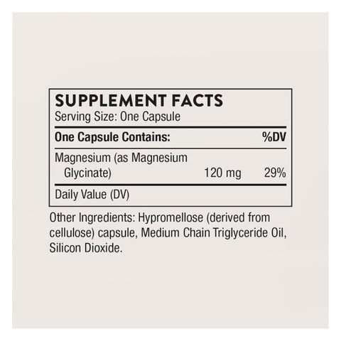 Thorne Magnesium Glycinate Capsules - 90 Capsules