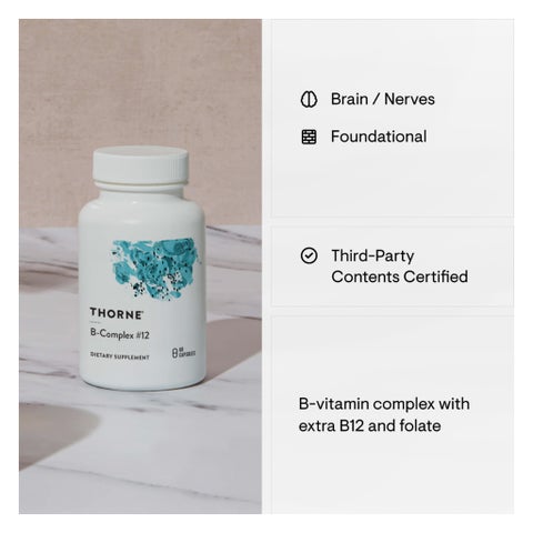 Thorne B-Complex #12 Capsules - 60 Capsules